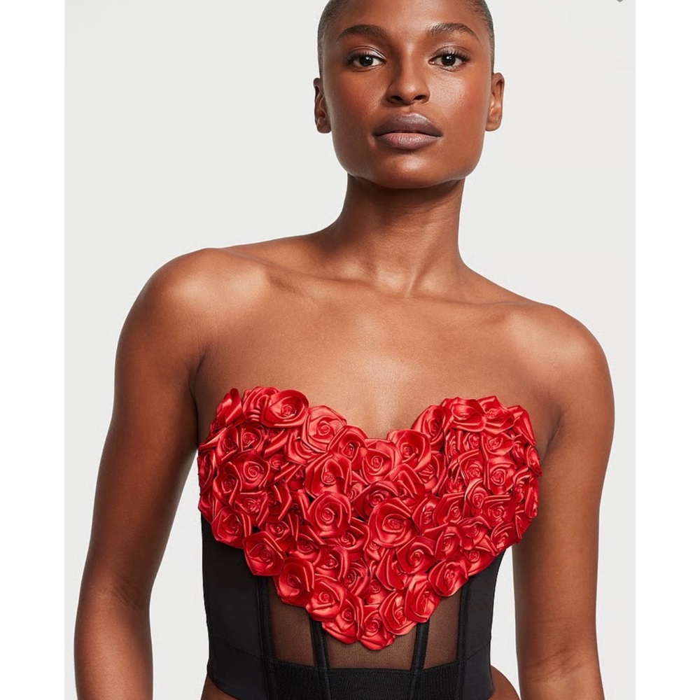 Victoria’s Secret VS Archives Rosette Corset Top NEW